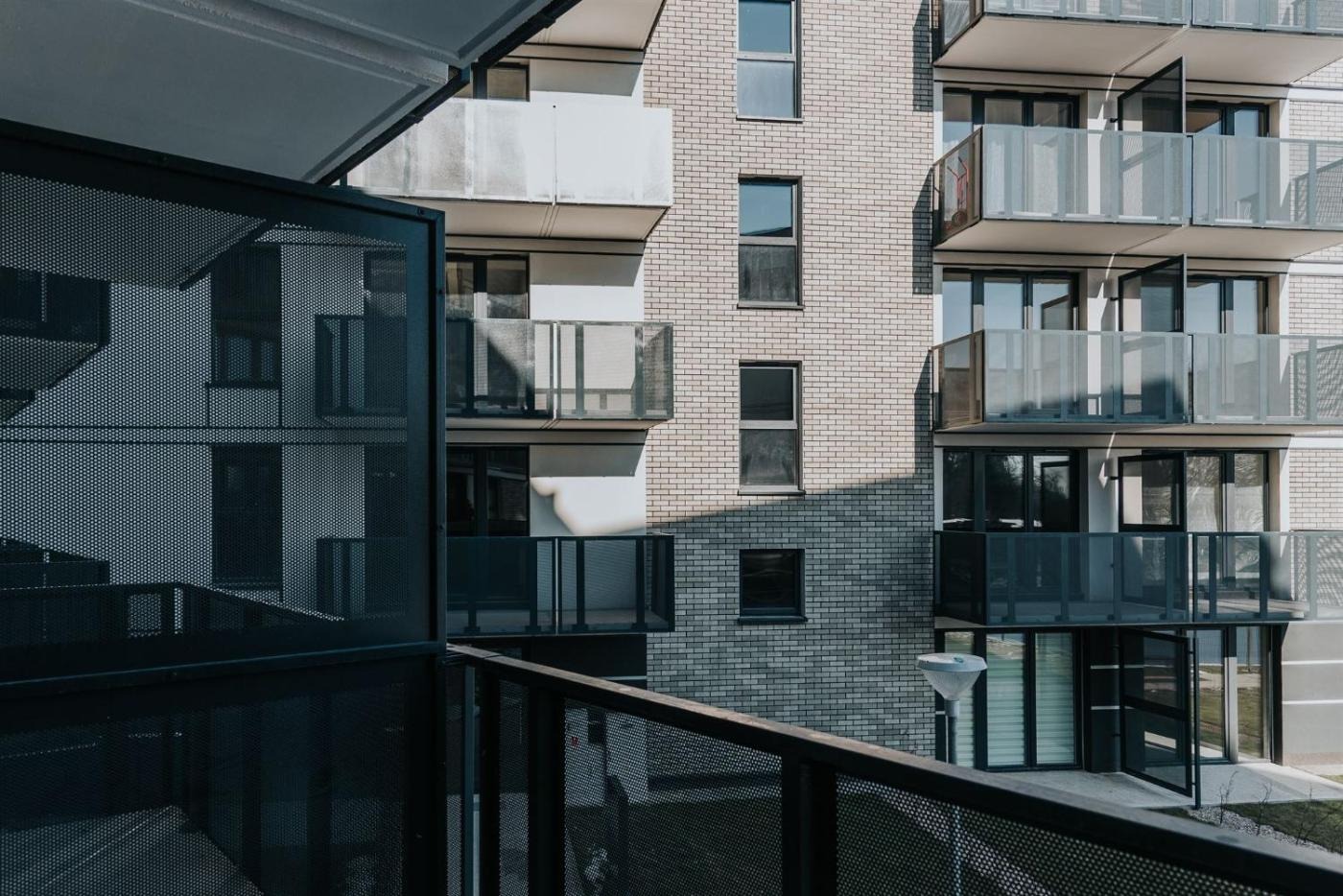Widok z balkonu — Blue Apartment Portovo