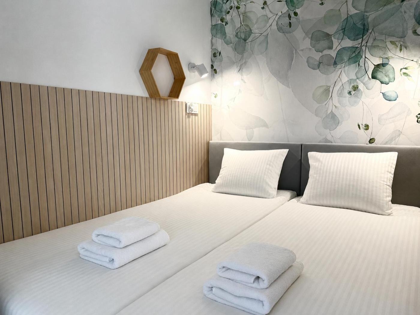 Oddzielna sypialnia — Greenwood Apartment Portovo